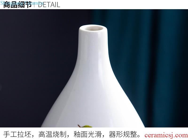 Jingdezhen ceramic animal furnishing articles white couple bird magpie household act the role ofing is tasted creative arts and crafts gift sitting room