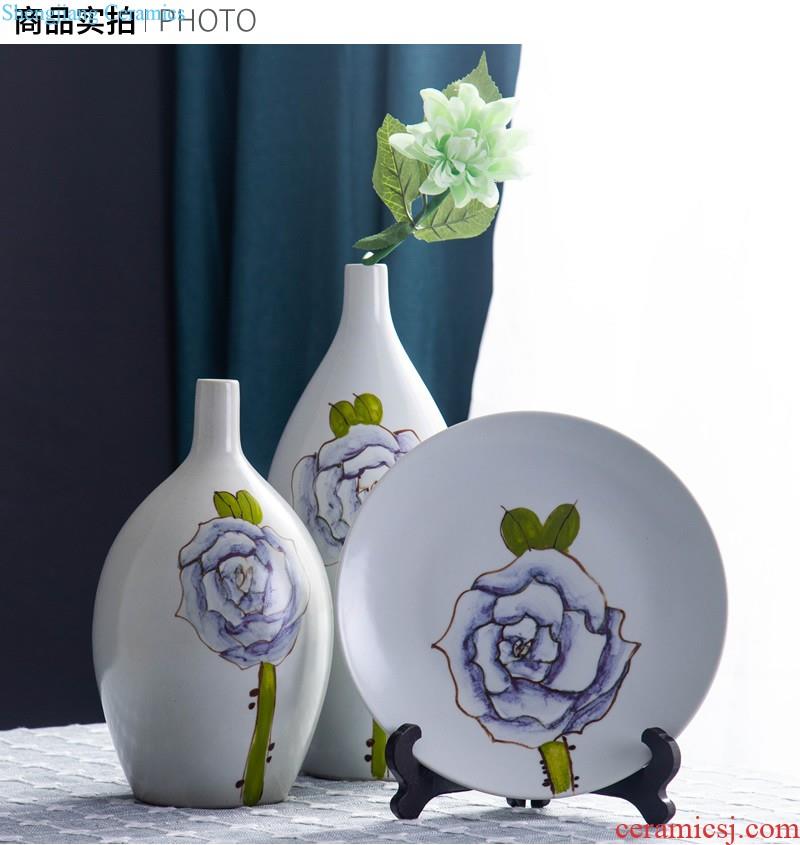 Jingdezhen ceramic animal furnishing articles white couple bird magpie household act the role ofing is tasted creative arts and crafts gift sitting room