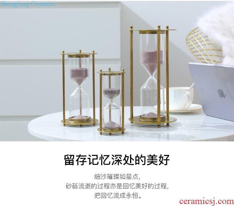 The modern ceramic vase furnishing articles arranging flowers artificial flowers sitting room TV ark sitting room adornment is placed dry flower vase