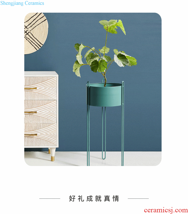 The Nordic vase floral furnishing articles Creative fashion living room TV cabinet decoration flower ceramic household act the role ofing is tasted restaurant