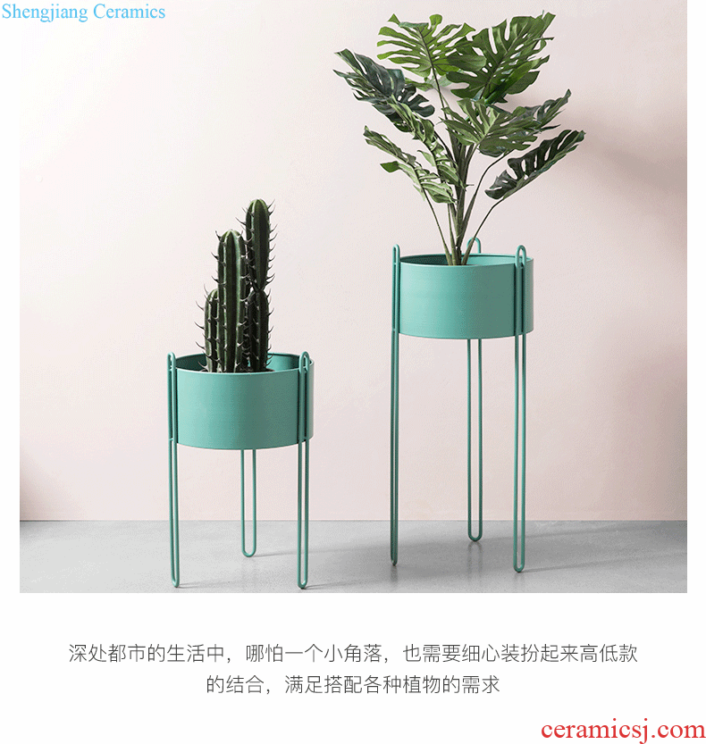 The Nordic vase floral furnishing articles Creative fashion living room TV cabinet decoration flower ceramic household act the role ofing is tasted restaurant