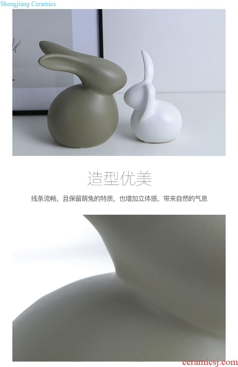 A Japanese zen ceramic simulation flower vases, furnishing articles Manual creative contracted sitting room dry flower flower vases, furnishing articles