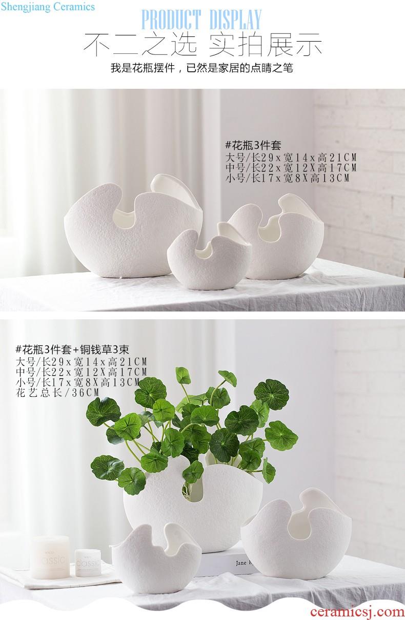 Mr Han mei home sitting room ark adornment furnishing articles wedding present ceramic paint couples like decoration in 21056