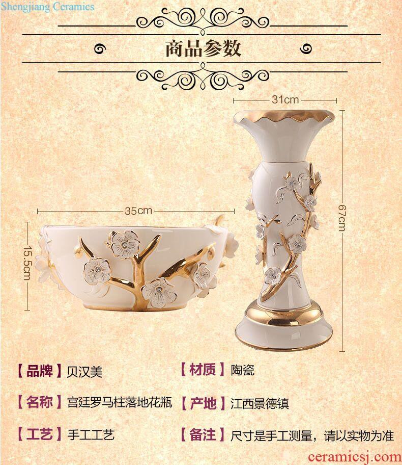 The Nordic household ceramic vase furnishing articles contracted sitting room creative pot of flower implement restaurant decoration bedroom dry flower arranging flowers