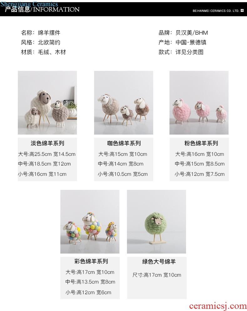 Mr Han mei European contemporary and contracted ceramic decoration wedding gift decoration furnishing articles fuels the ballerina rose