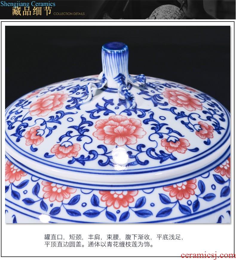 High-quality goods of jingdezhen ceramics hand-painted antique porcelain plate painter of sitting room background wall adornment wall hanging in furnishing articles