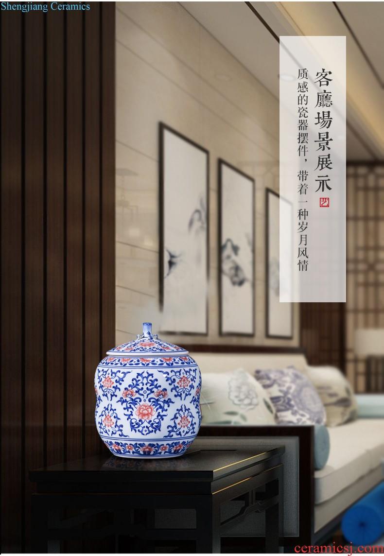 High-quality goods of jingdezhen ceramics hand-painted antique porcelain plate painter of sitting room background wall adornment wall hanging in furnishing articles