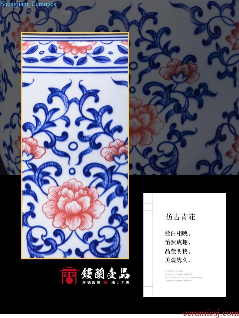 High-quality goods of jingdezhen ceramics hand-painted antique porcelain plate painter of sitting room background wall adornment wall hanging in furnishing articles