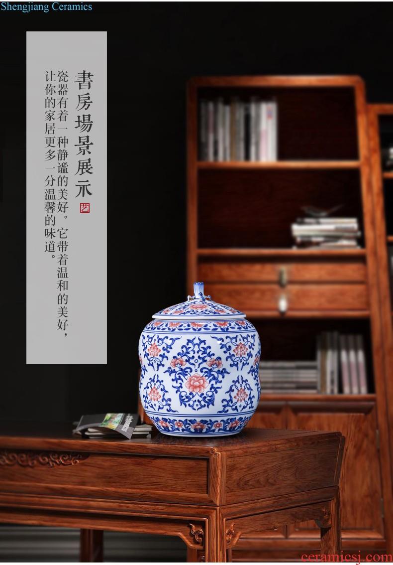 High-quality goods of jingdezhen ceramics hand-painted antique porcelain plate painter of sitting room background wall adornment wall hanging in furnishing articles