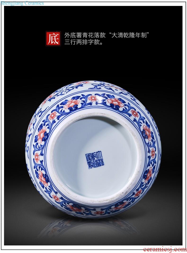 High-quality goods of jingdezhen ceramics hand-painted antique porcelain plate painter of sitting room background wall adornment wall hanging in furnishing articles