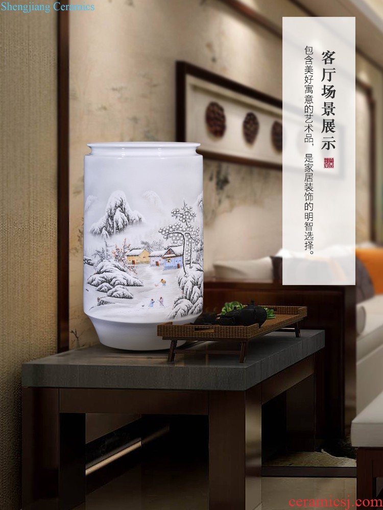 Hand-painted porcelain of jingdezhen ceramics large vases, Chinese style is contemporary and contracted sitting room sofa bedroom adornment furnishing articles