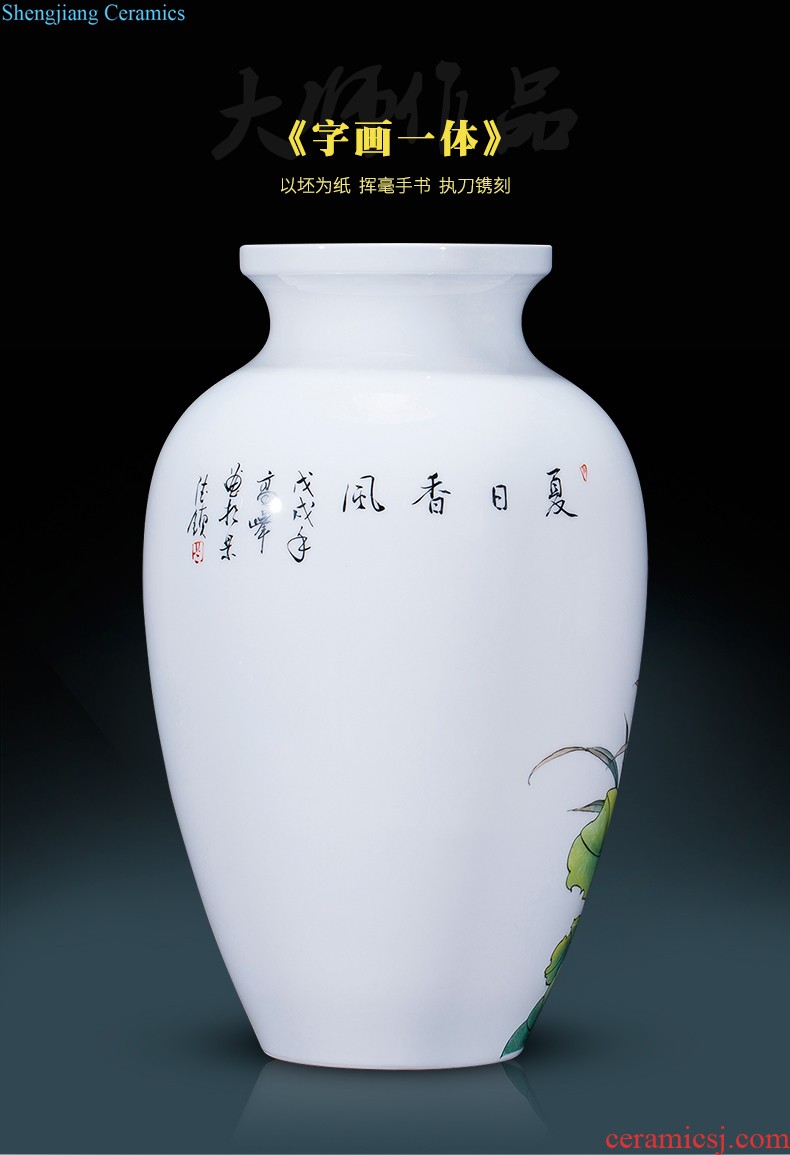 Cb122 jingdezhen ceramics floret bottle of flower arrangement of Chinese style home sitting room adornment ark TV ark furnishing articles