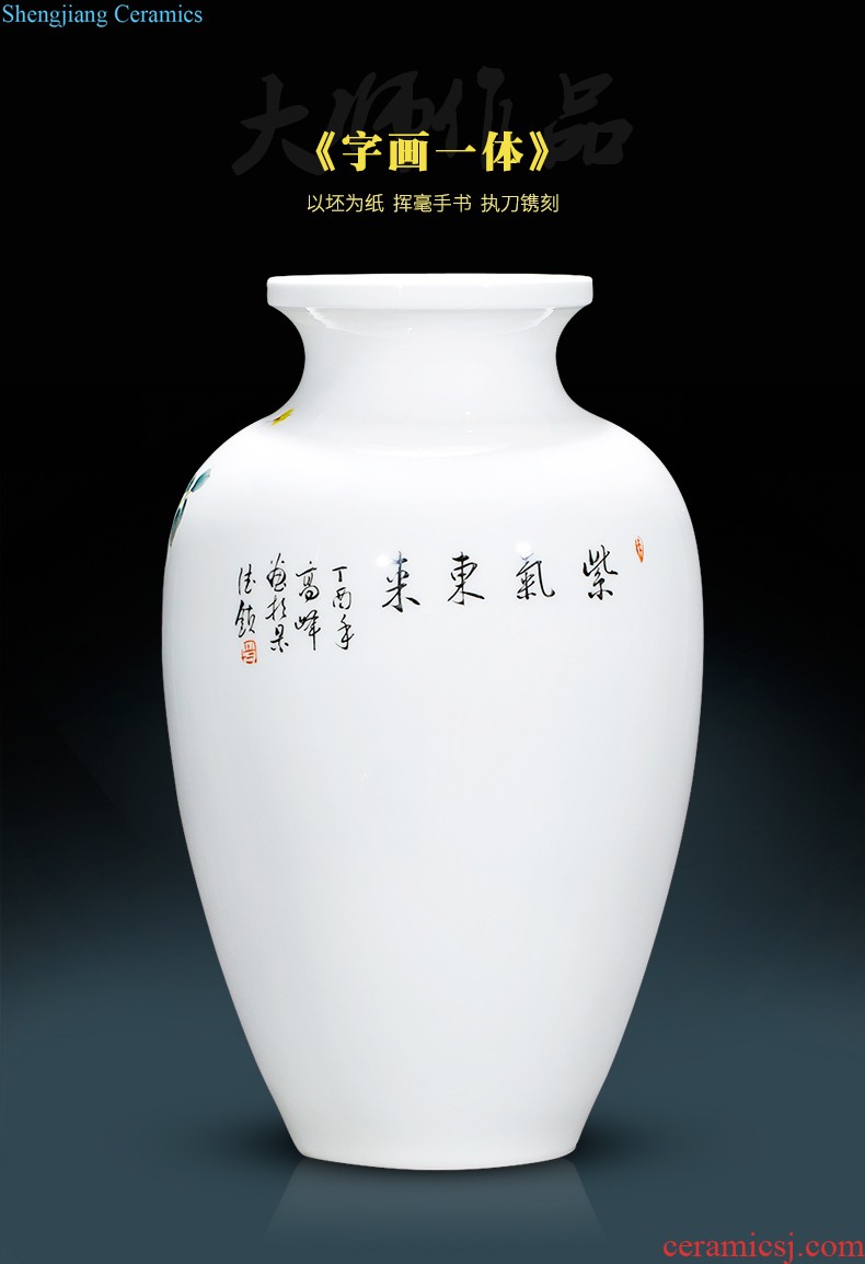 Cb122 jingdezhen ceramics floret bottle of flower arrangement of Chinese style home sitting room adornment ark TV ark furnishing articles