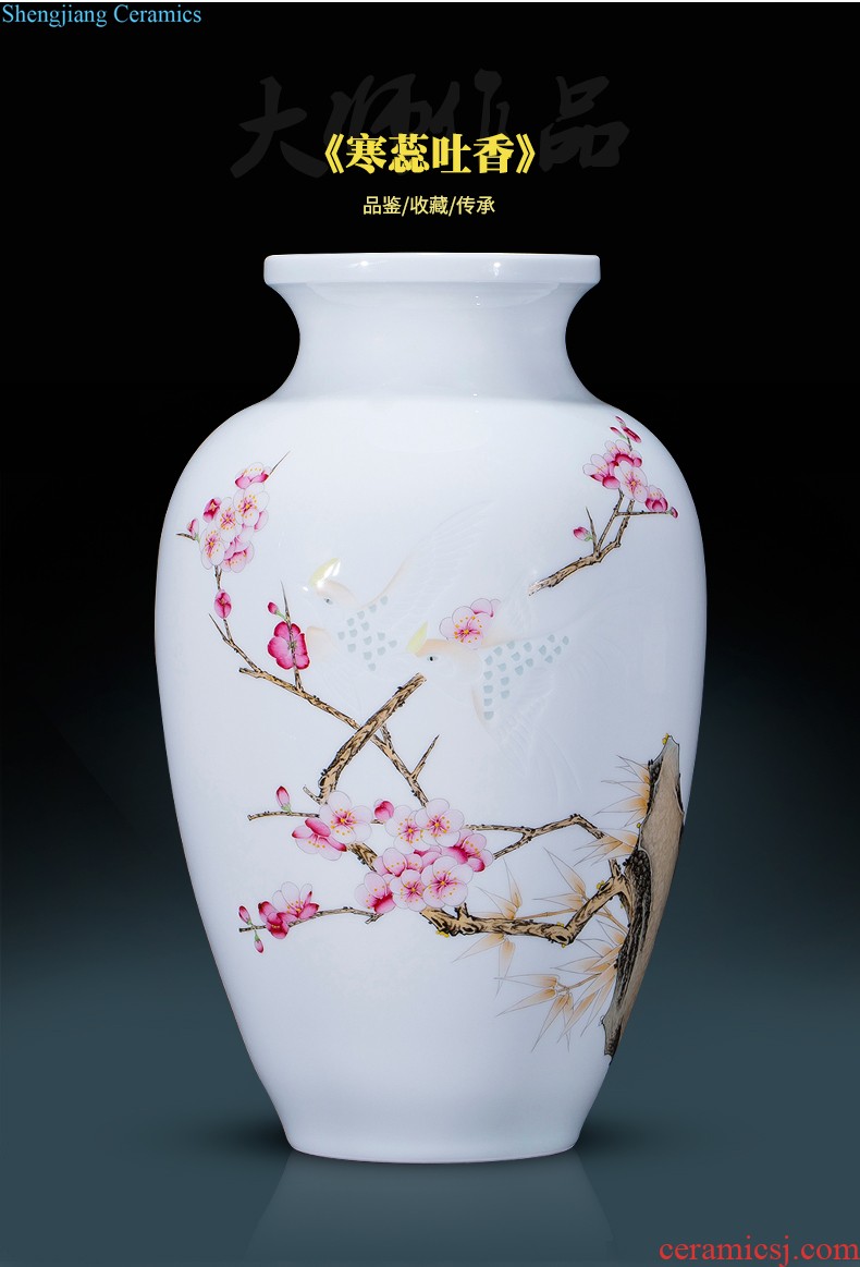 Cb122 jingdezhen ceramics floret bottle of flower arrangement of Chinese style home sitting room adornment ark TV ark furnishing articles