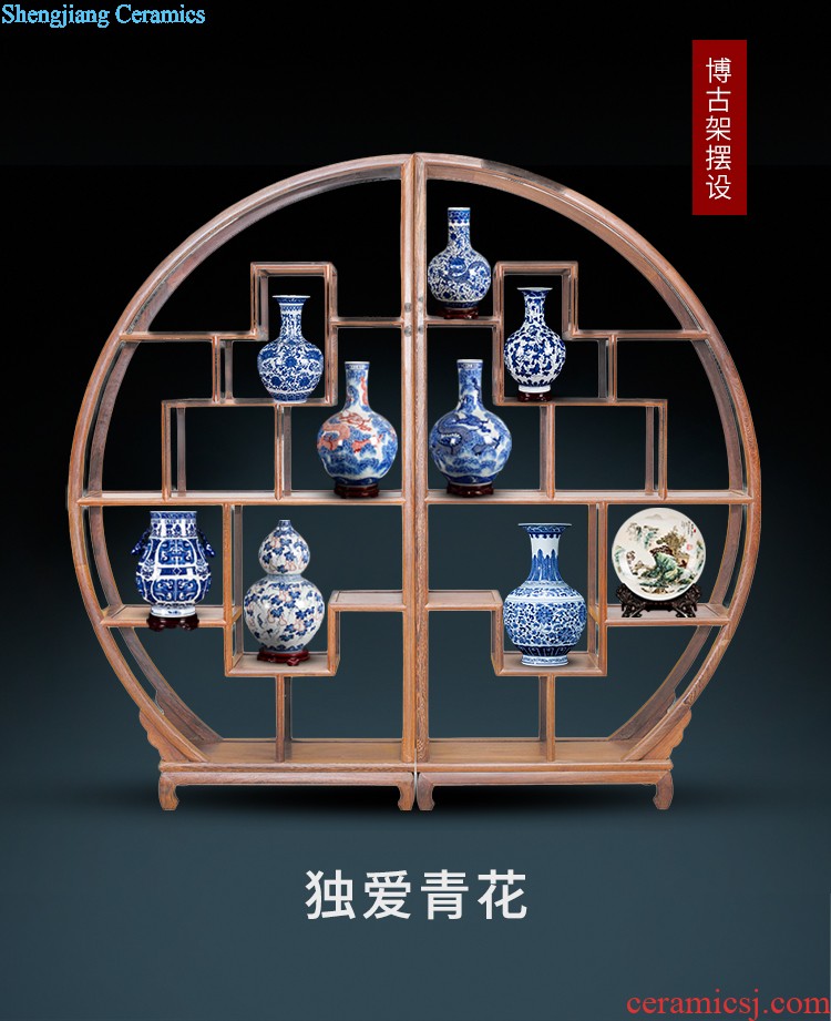 Sharply aj35 jingdezhen ceramics glaze of large vases, flower arranging office decoration handicraft furnishing articles in the living room