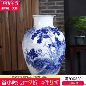 Much luck landscape of jingdezhen ceramics vase large flower arranging home sitting room collection place adornment