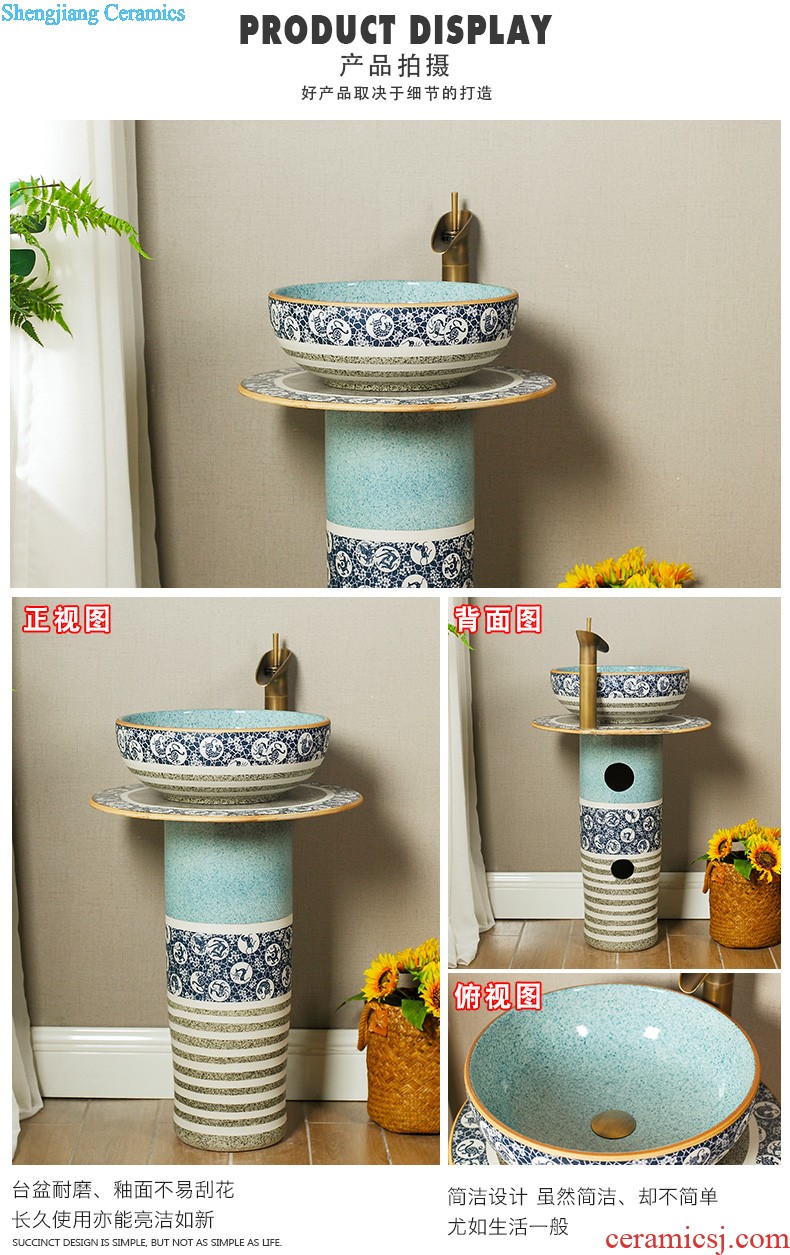 Koh larn restoring ancient ways, qi ceramic column basin one floor balcony column type lavatory toilet lavabo