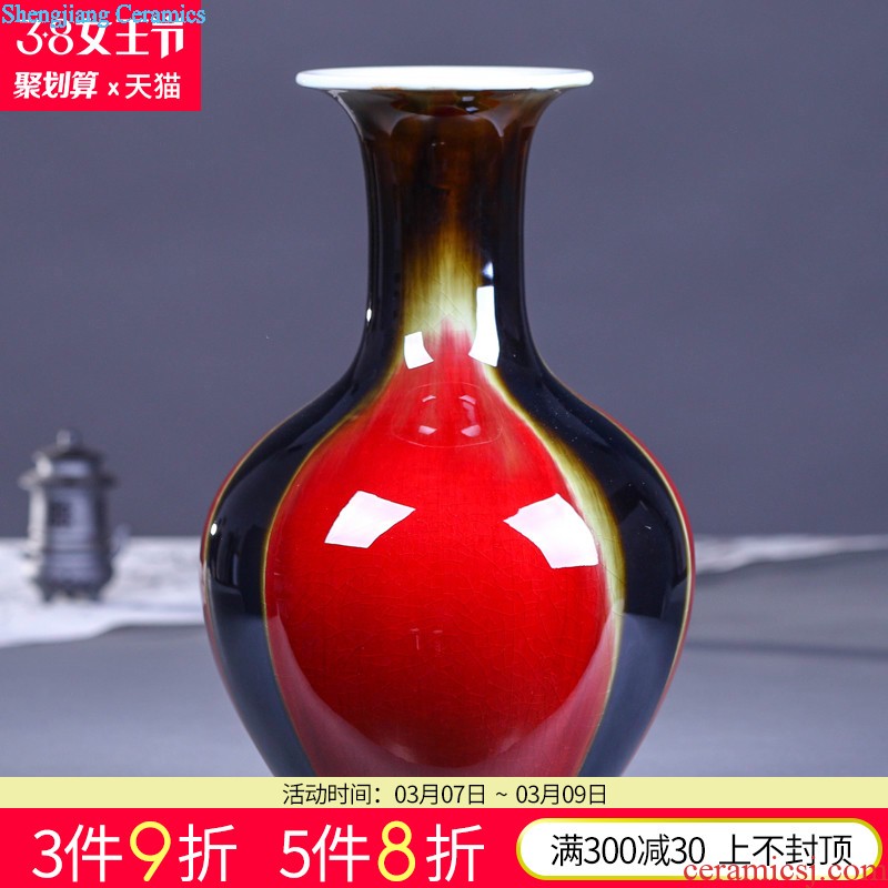 Modern Chinese jingdezhen ceramics vase flower arranging place to live in the sitting room porch craft ornaments furnishing articles