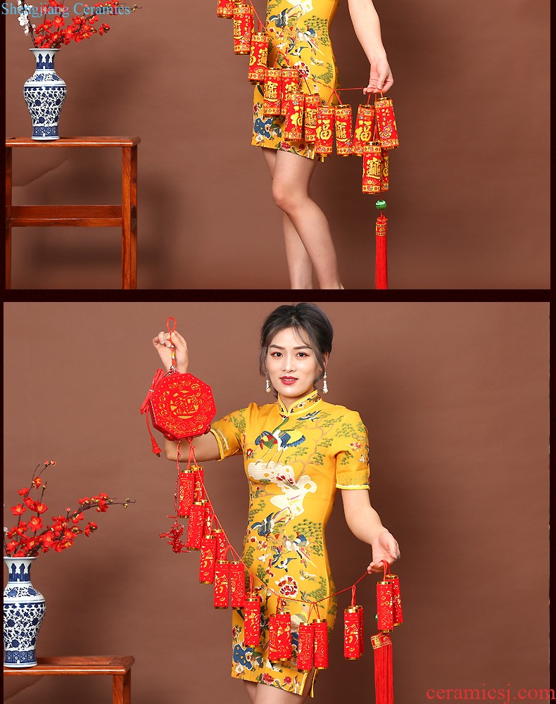 God of fortune dolls hang furnishing articles indoor New Year Spring Festival a housewarming hang act the role of the Chinese New Year Spring Festival festival sitting room adornment