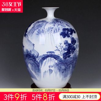 Jingdezhen ceramics masters hand painted yellow powder enamel celestial vases, flower receptacle Chinese crafts are sitting room