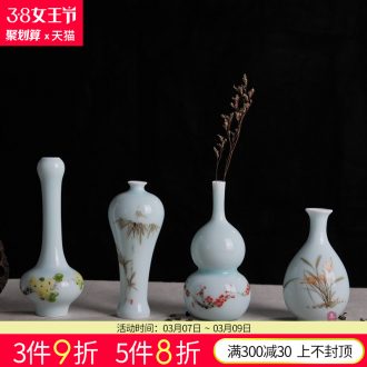 Jingdezhen ceramics hand-painted chunhui hang dish sat dish plate Home sitting room porch decoration desktop furnishing articles