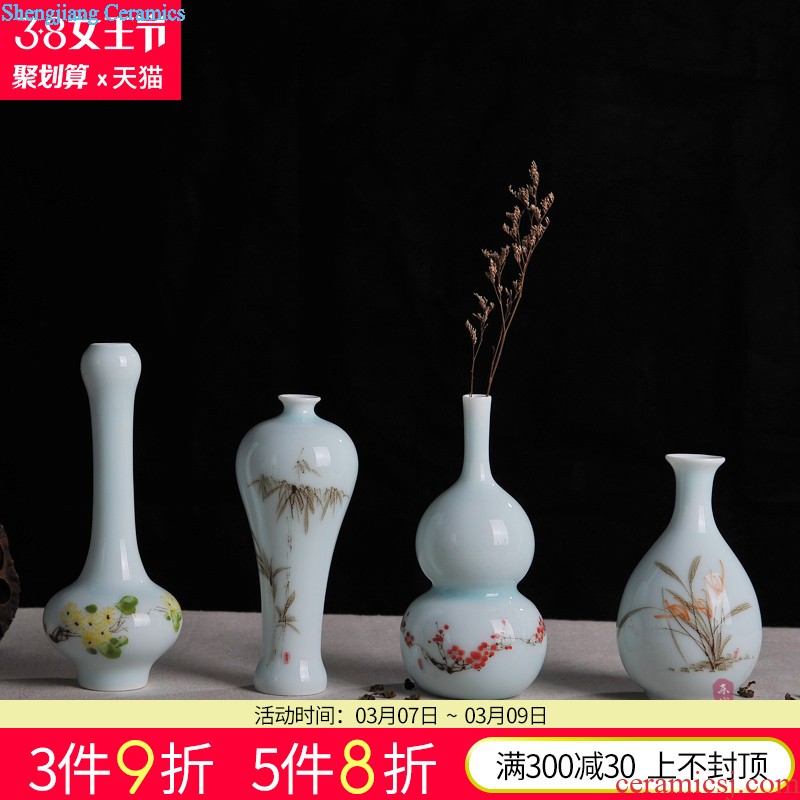 Jingdezhen ceramics spring breeze blows sill revlon hang dish decorative plate plate plate Home furnishing articles sitting room