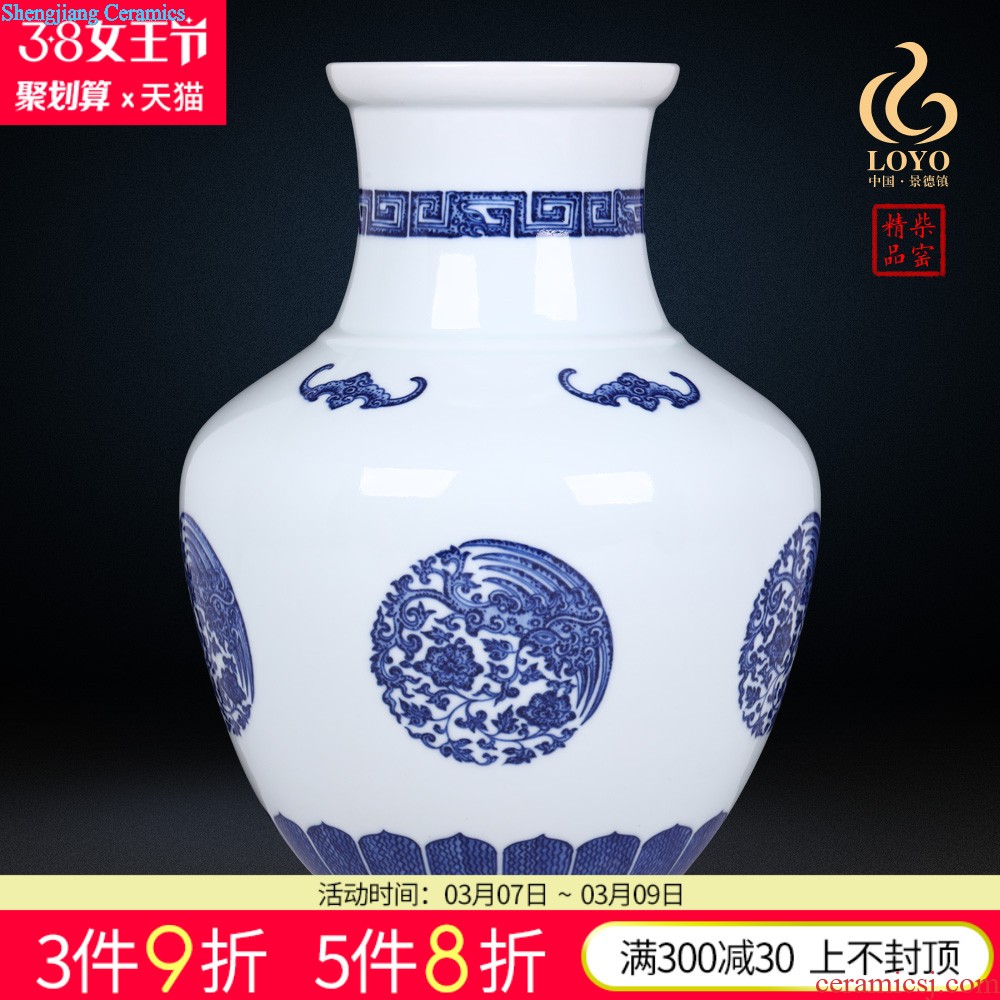 Jingdezhen ceramics vase furnishing articles imitation qing yongzheng maintain many children f jars home sitting room adornment