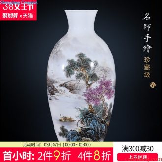 Jingdezhen ceramics antique blue and white vase in a zen place to live in the sitting room porch rich ancient frame ornaments