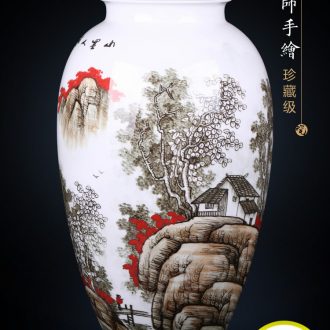 Jingdezhen ceramics antique vases, flower arranging Chinese contemporary sitting room adornment home furnishing articles desktop TV ark