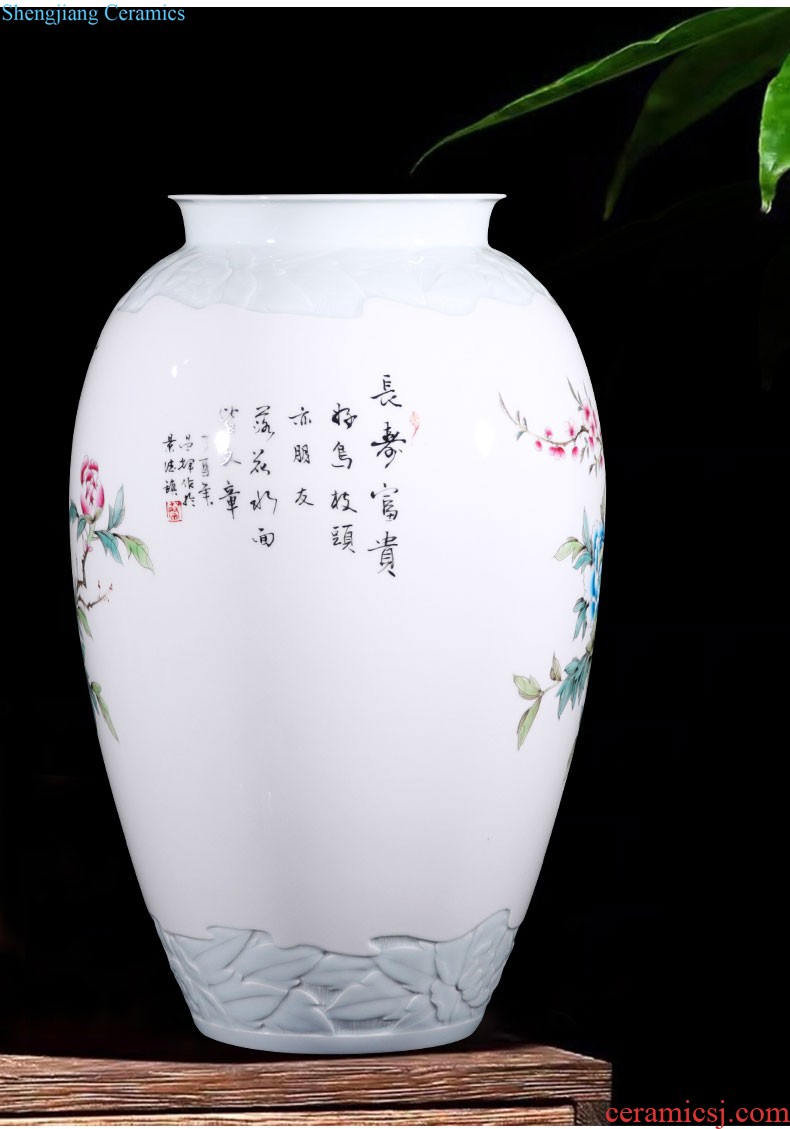 Jingdezhen ceramics Hand painted blue and white porcelain bowl Classic blue and white fruit Creative snacks compote home act the role ofing