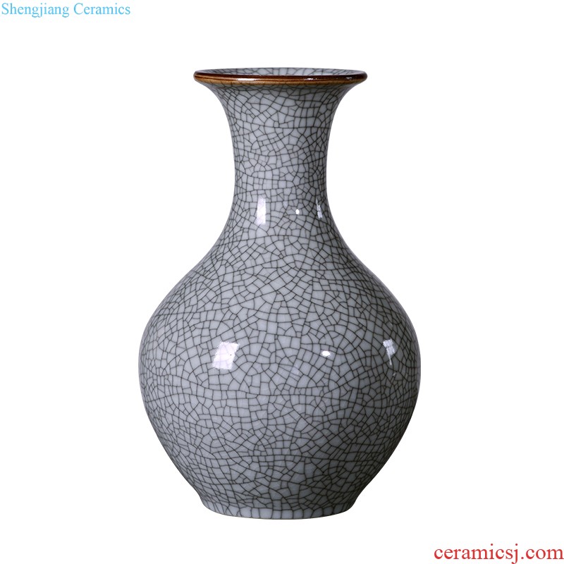 Jingdezhen ceramics vase hand-painted large quiver flower arranging new Chinese style household furnishing articles sitting room adornment porcelain