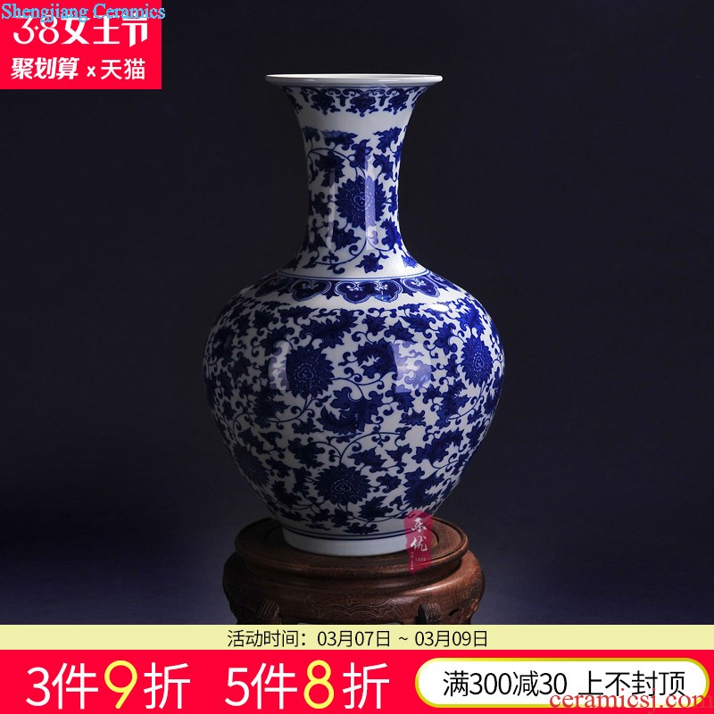 Jingdezhen ceramic art hanging dish porcelain enamel decoration plate modern Chinese style household crafts are sitting room