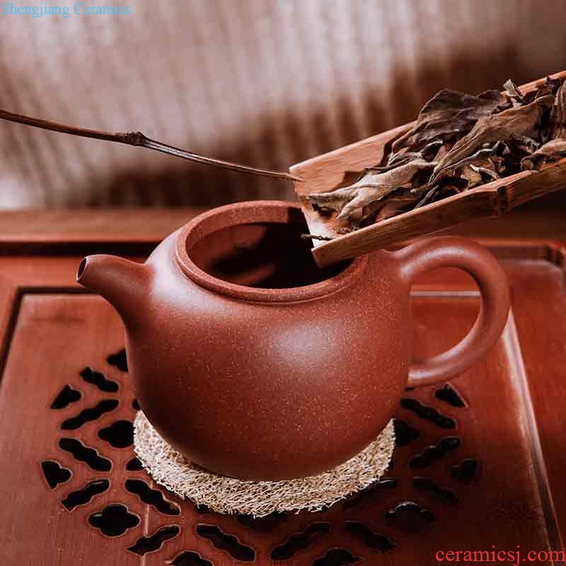 Storage type circular dry tea tray jingdezhen ceramics foam plate Household contracted tray reservoir type small bamboo tea sea