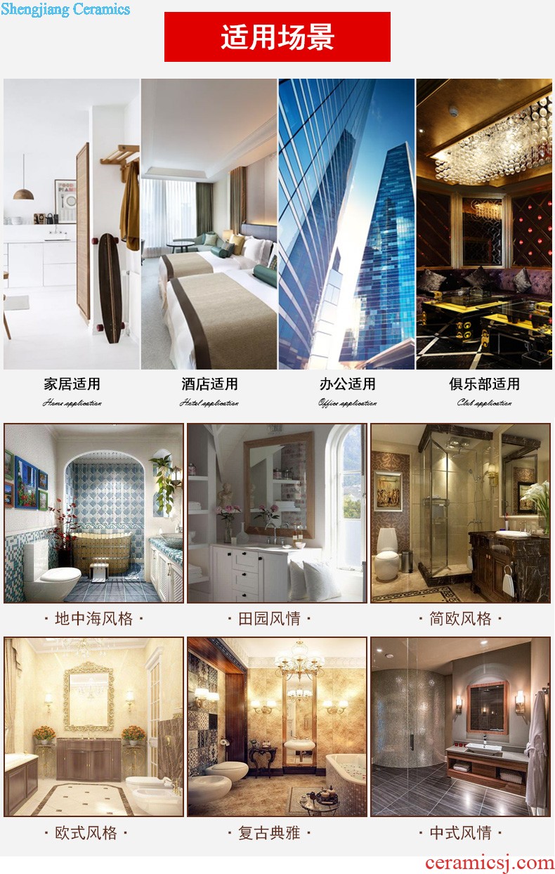 Koh larn, qi ceramic lavabo basin basin basin of pillar type lavatory column vertical integrated floor type household