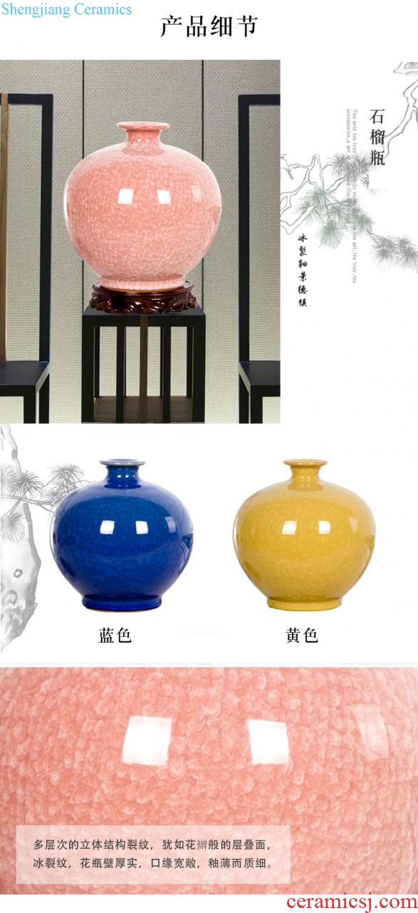 Jingdezhen ceramics of large vase blooming flowers home sitting room adornment is placed opening gifts HT - 4