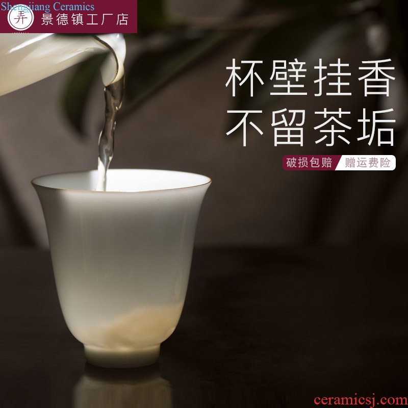 Jizhou kiln konoha temmoku kunfu tea glass ceramic sample tea cup big bowl master cup single cup lamp cup