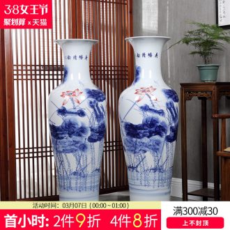 Jingdezhen ceramics Dong-ming li enamel vase flower shan in the morning Home sitting room adornment is placed process