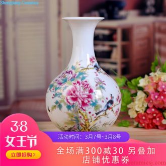 135 jingdezhen ceramic vase household living room decoration home furnishing articles art ceramics handicraft prosperous hoary head