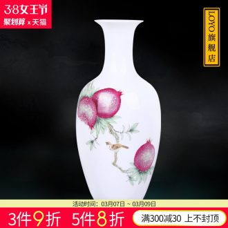 Jingdezhen ceramics vases, antique blue and white porcelain painting of flowers and general storage tank household craft ornaments furnishing articles