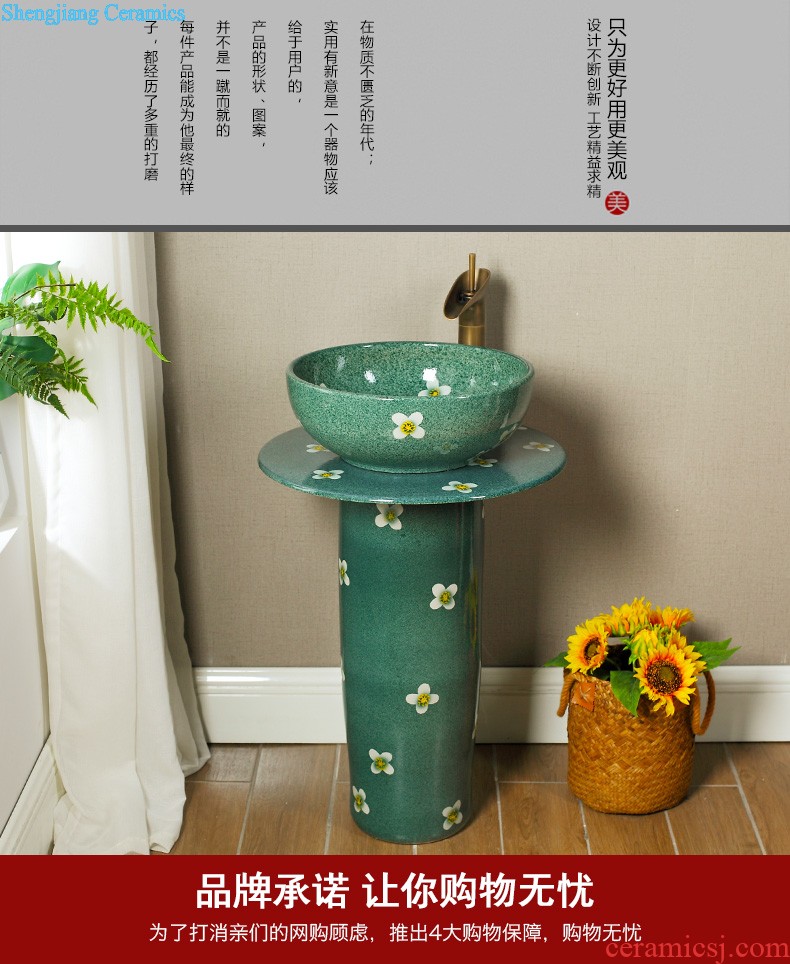 Post, vertical basin of wash one's toilet one pillar basin ceramic column type lavatory floor balcony