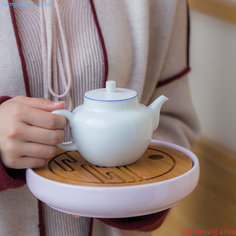 Made in jingdezhen blue and white porcelain hand-painted teapot household little teapot kung fu tea teapot single pot by hand