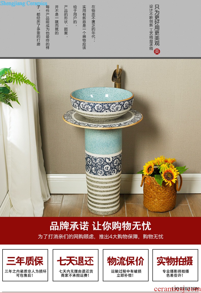 Koh larn restoring ancient ways, qi ceramic column basin one floor balcony column type lavatory toilet lavabo