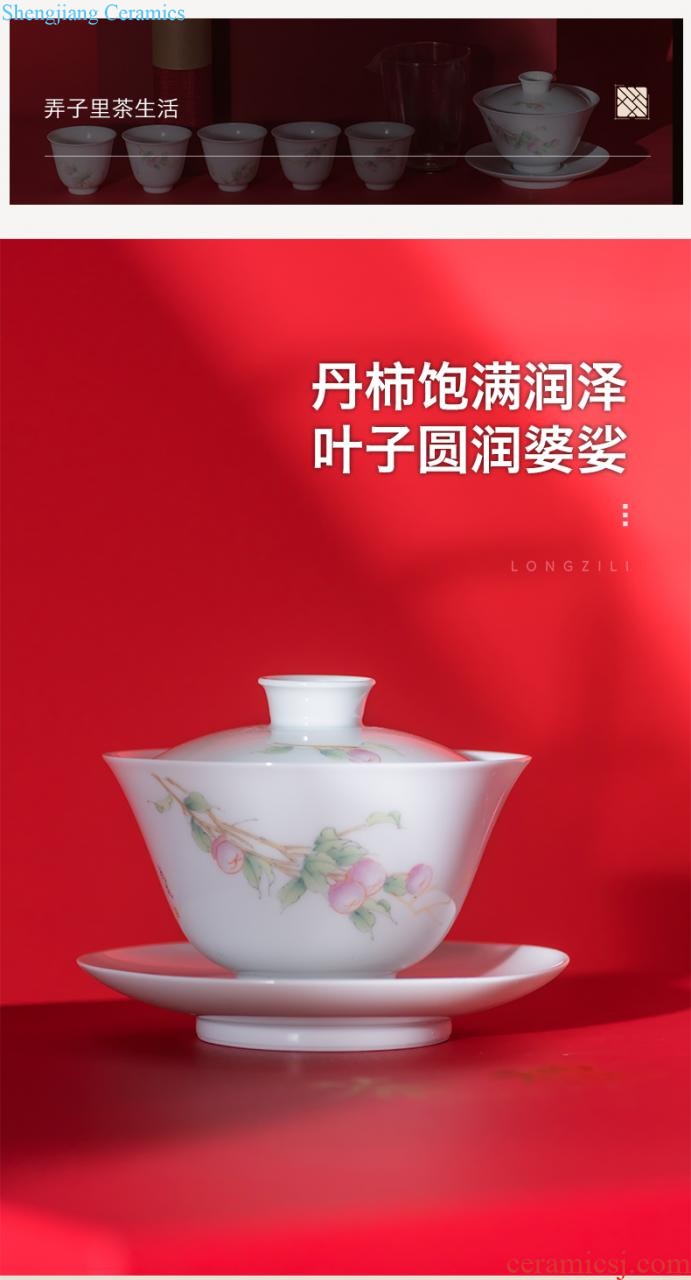 Get in jingdezhen ceramic tea set kung fu tea set home xi shi pot of tea, tea cup gift boxes