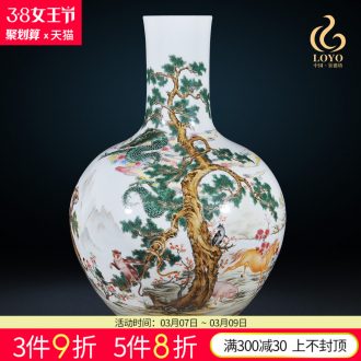 Archaize of jingdezhen ceramics handicraft collection sitting room place pastel 18 arhats porcelain wang needed bottled act the role ofing is tasted