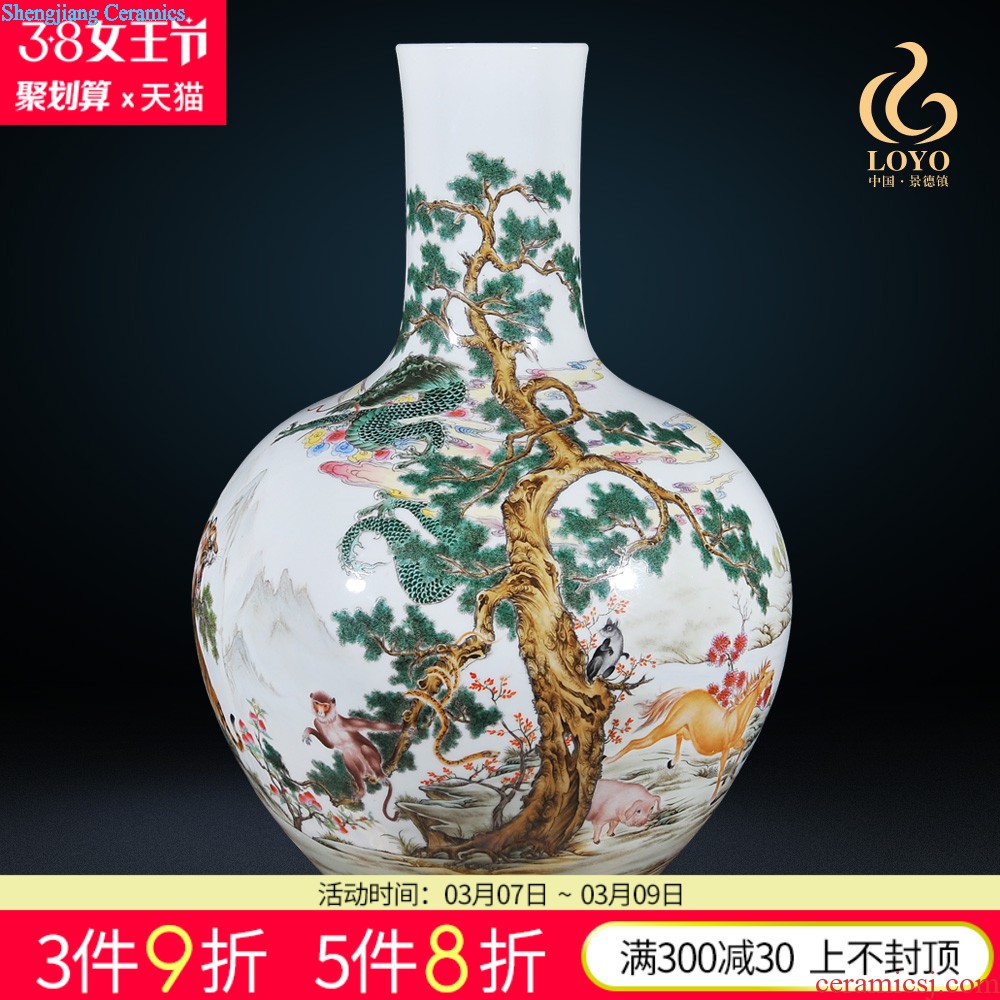 Archaize of jingdezhen ceramics handicraft collection sitting room place pastel 18 arhats porcelain wang needed bottled act the role ofing is tasted