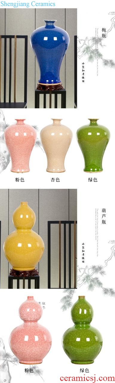 Jingdezhen ceramics of large vase blooming flowers home sitting room adornment is placed opening gifts HT - 4