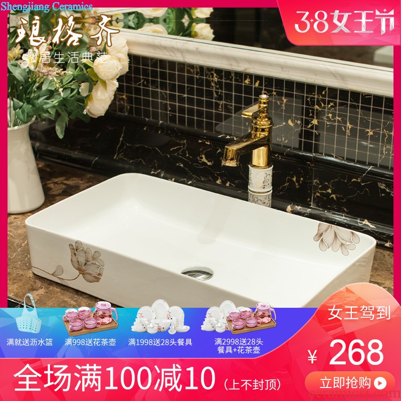 Koh larn, qi ceramic sanitary ware of toilet stage basin sink bathroom sinks art basin of lake basin