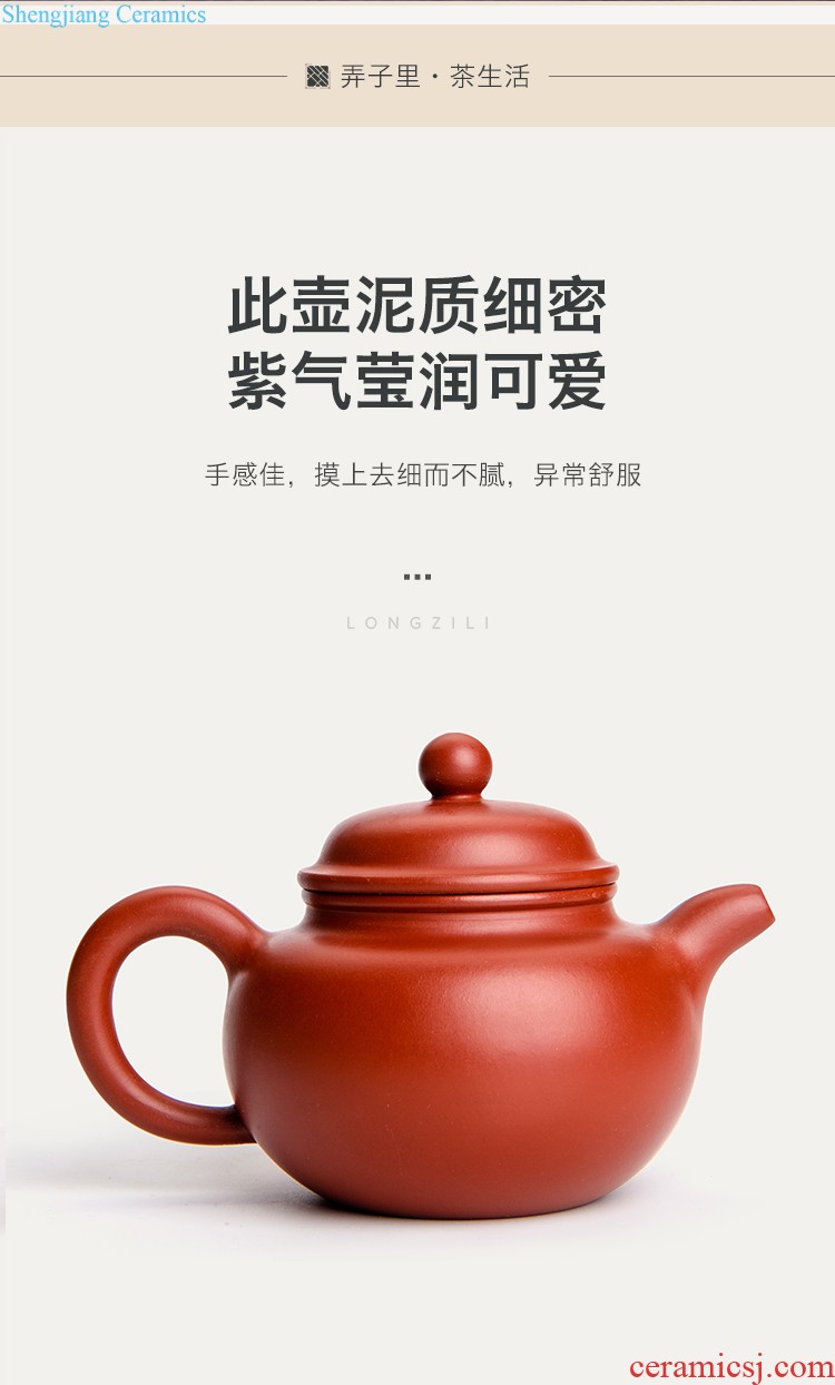 Lane in six gentleman kung fu tea tea accessories of jingdezhen ceramics receive household bamboo ChaZhen ChaGa suits