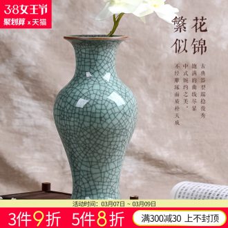 Jingdezhen ceramics Lrene hand-painted peony flowers very beautiful vase Vogue to live in the sitting room furnishing articles