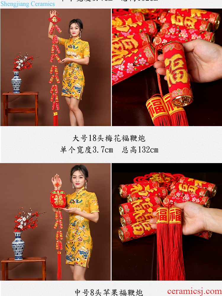 Rich tree a metope adornment to hang New Year decorations Spring Festival holiday supplies store layout